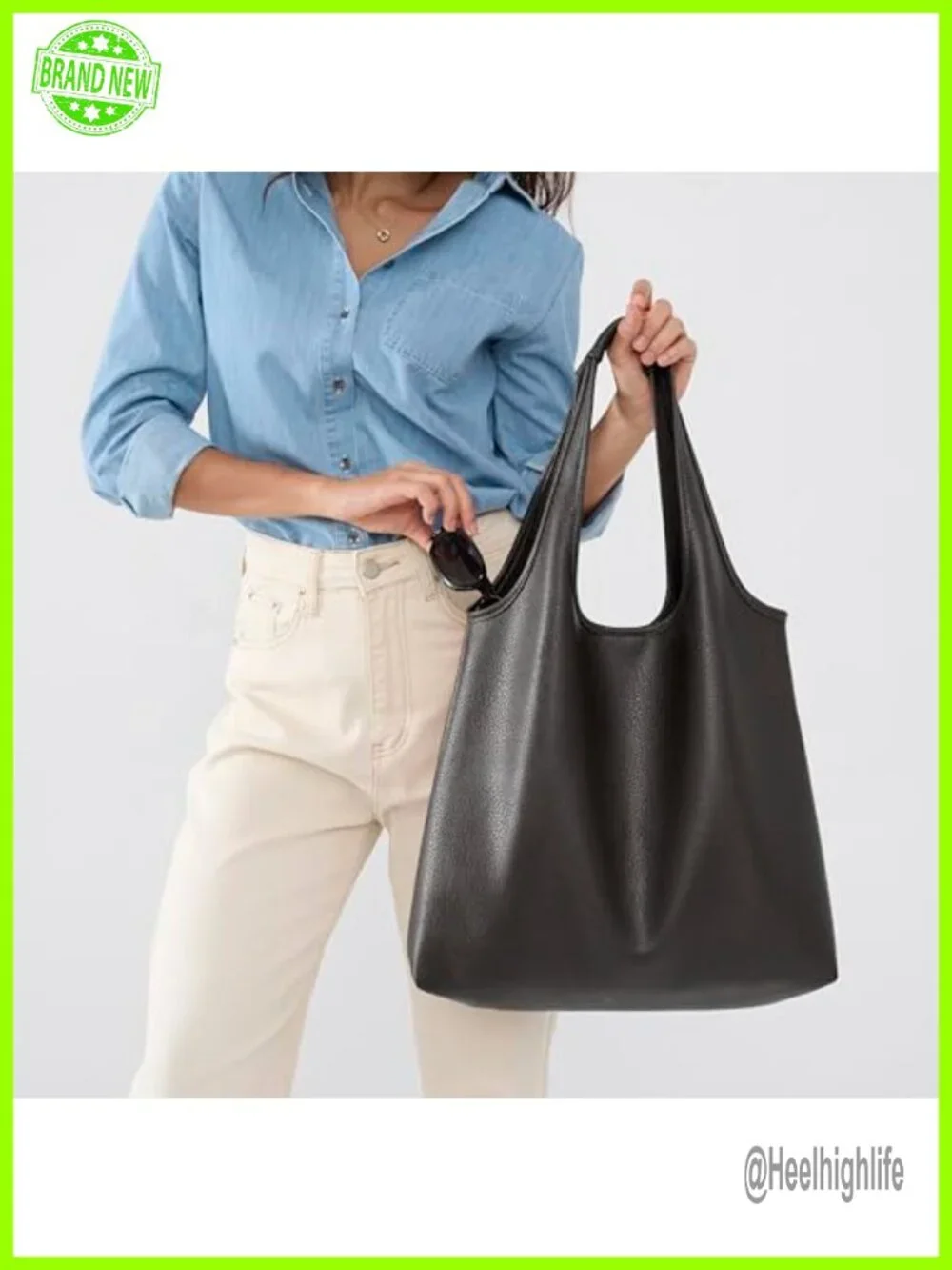 Oversized Slouchy Vegan Leather Hobo Bag Tote for Work Travel Shopping